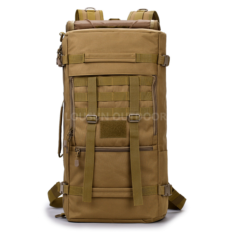 Outdoor Trekking Multi-function Tactical Oxford Backpack 50L