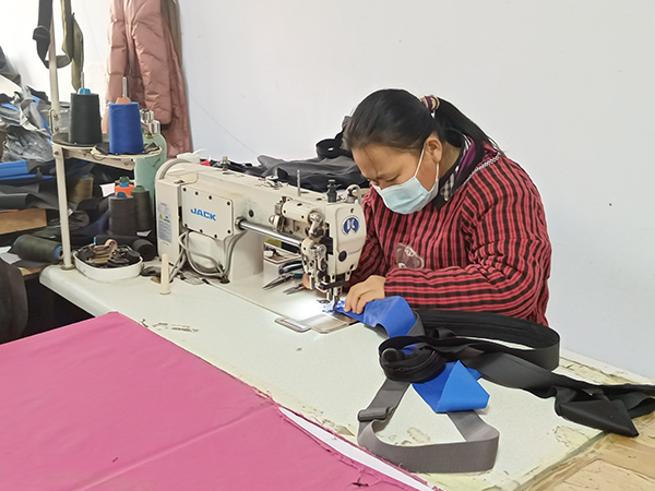woven tape sewing