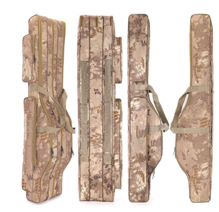 Foldable Fishing Oxford Rod Bag 3 Layers 51 inch length4