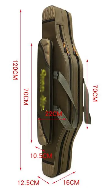 Waterproof 1680D Oxford Fishing Gear Bag 3 layers7
